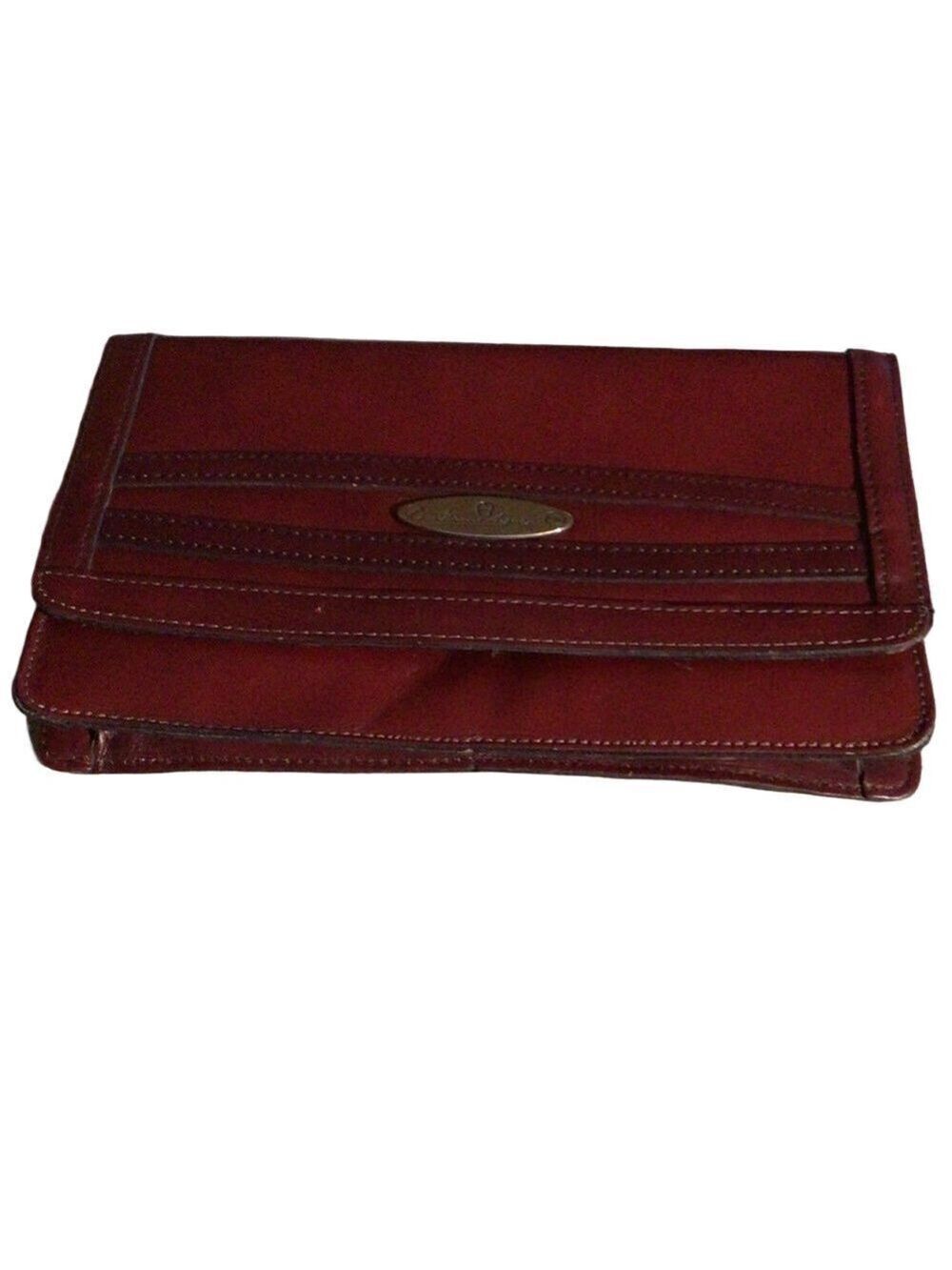 Etienne Aigner Vintage 70s–80s Large Handmade Leather Clutch – Oxblood